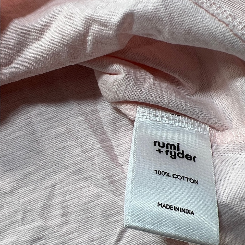 Rumi +Ryder NWT pink tee shirt size M (8-10) - Picture 3 of 5
